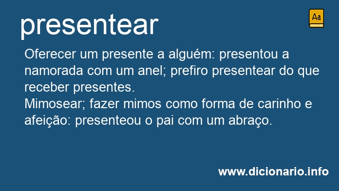Significado de presenteveis