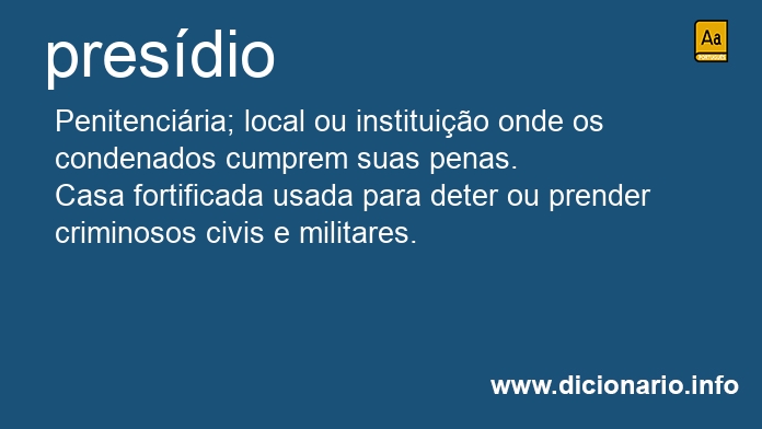 Significado de presdios