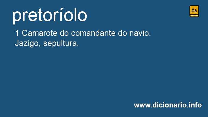 Significado de pretorolo