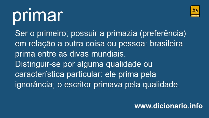 Significado de primam