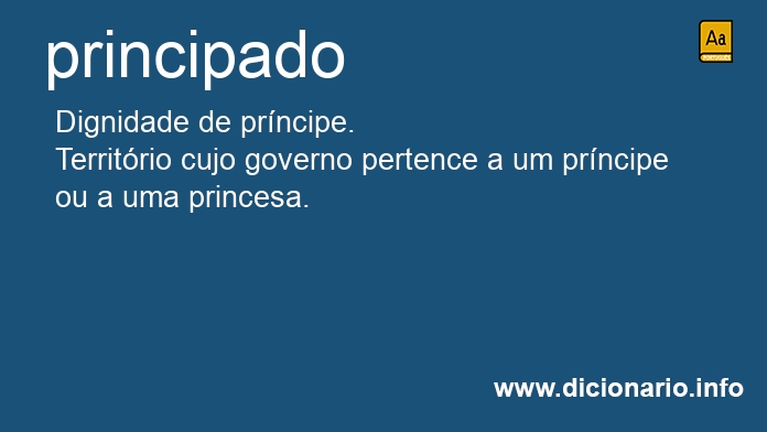 Significado de principado