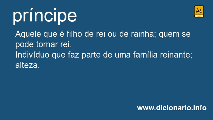 Significado de prncipe