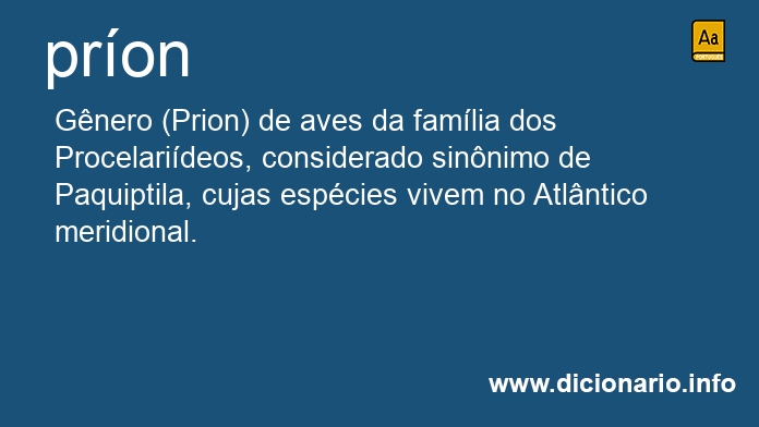Significado de prons