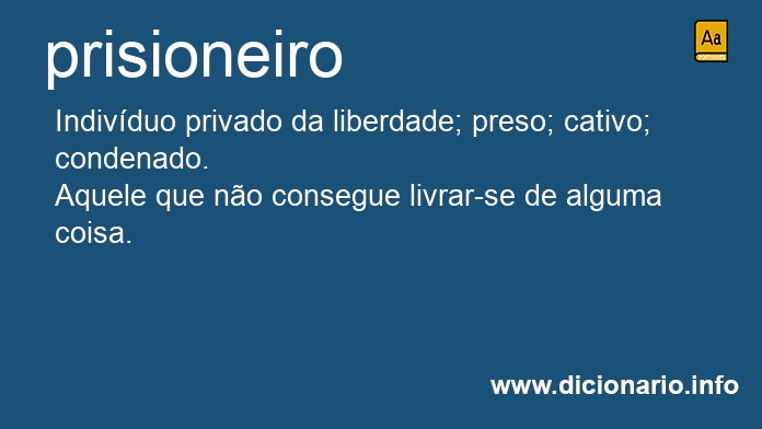 Significado de prisioneira