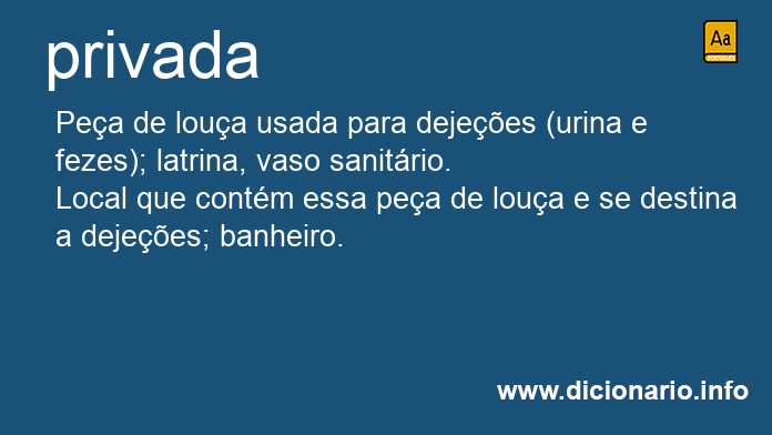 Significado de privada