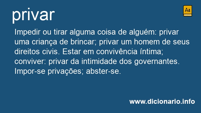 Significado de privai