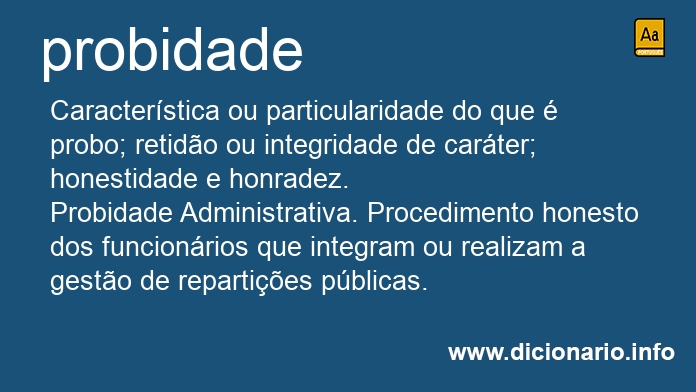 Significado de probidade