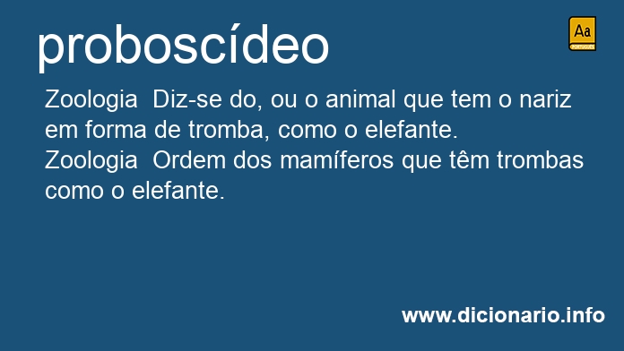 Significado de proboscdea