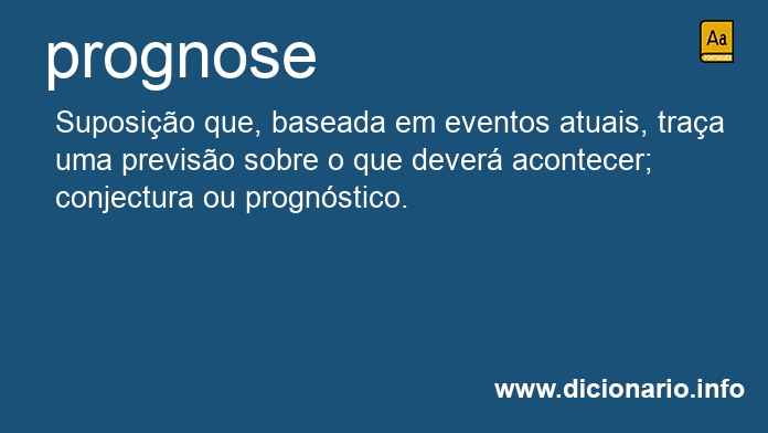 Significado de prognose