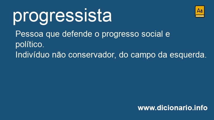 Significado de progressista