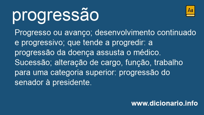 Significado de progresses