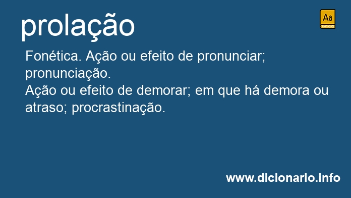 Significado de prolaes