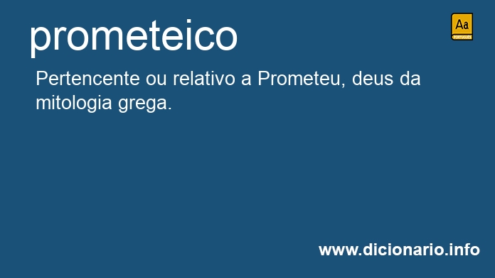 Significado de prometeico