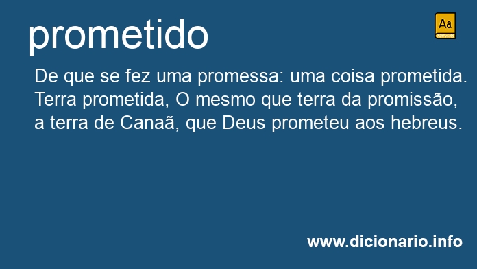 Significado de prometido