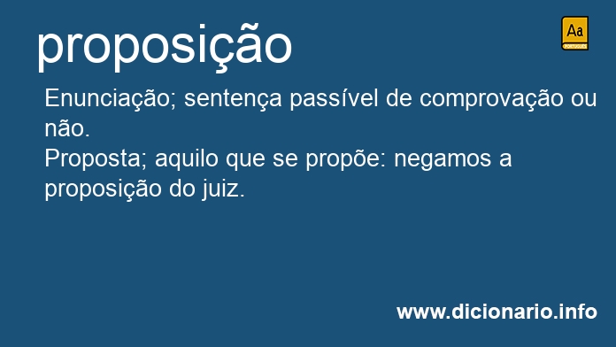 Significado de proposies