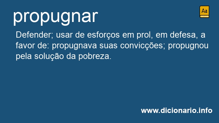 Significado de propugnaramos