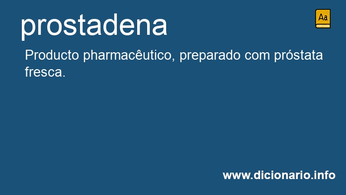 Significado de prostadena