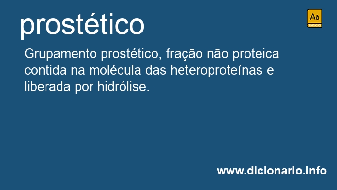 Significado de prosttica