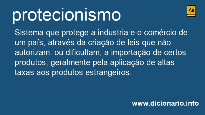 Significado de protecionismos