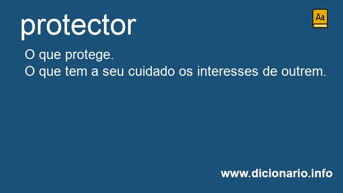 Significado de protector