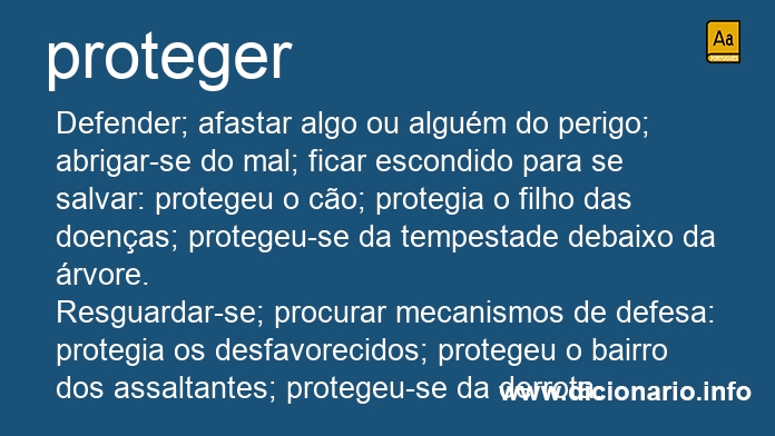 Significado de protege