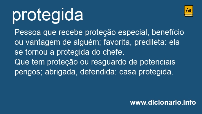 Significado de protegida