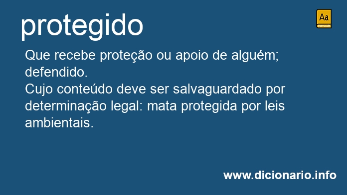 Significado de protegido