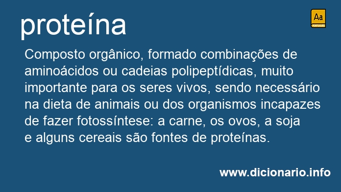 Significado de protena