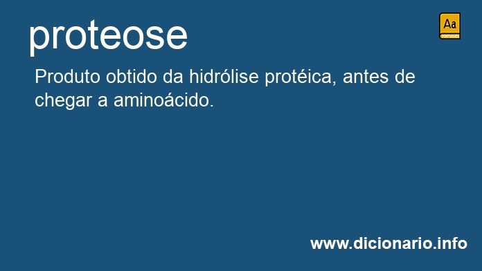 Significado de proteose