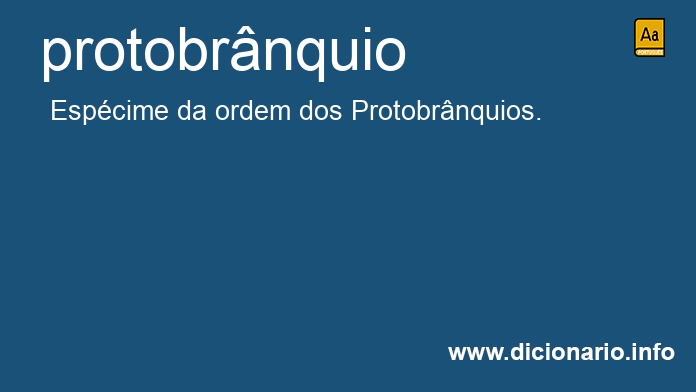 Significado de protobrnquio