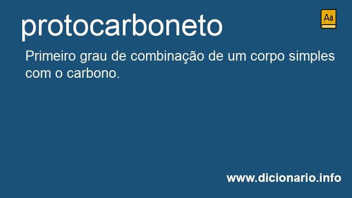 Significado de protocarboneto