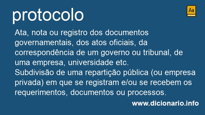 Significado de protocolos