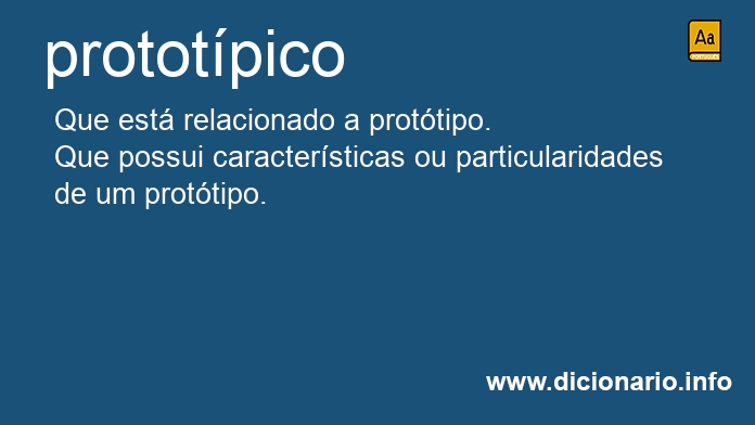 Significado de prototpico