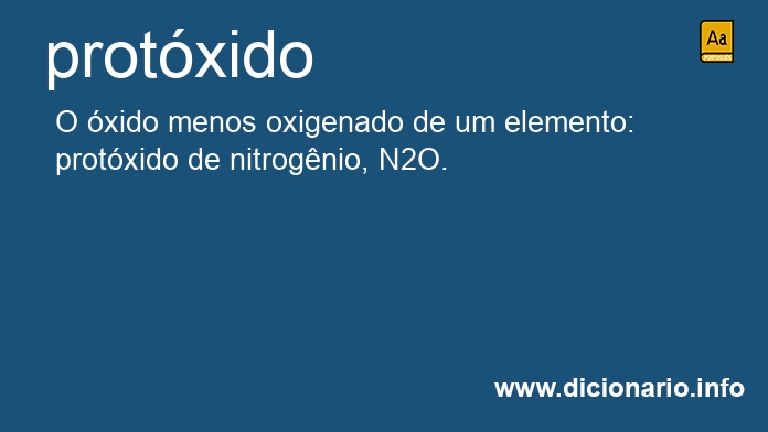 Significado de protxido