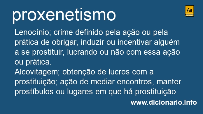 Significado de proxenetismo