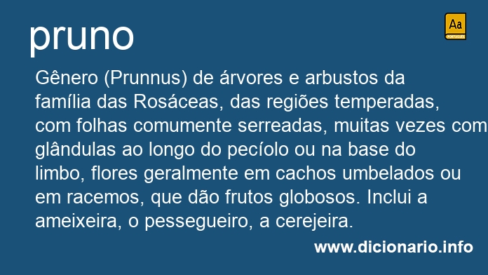 Significado de prunos