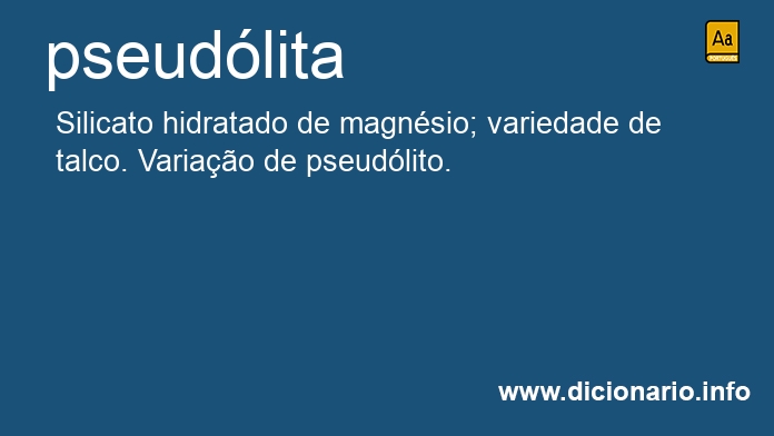 Significado de pseudlita