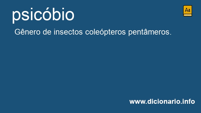 Significado de psicbio