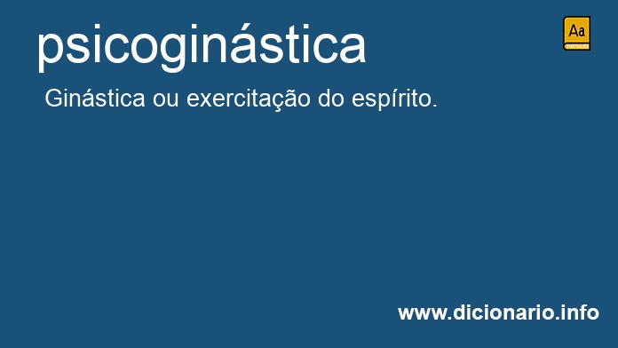 Significado de psicoginstica