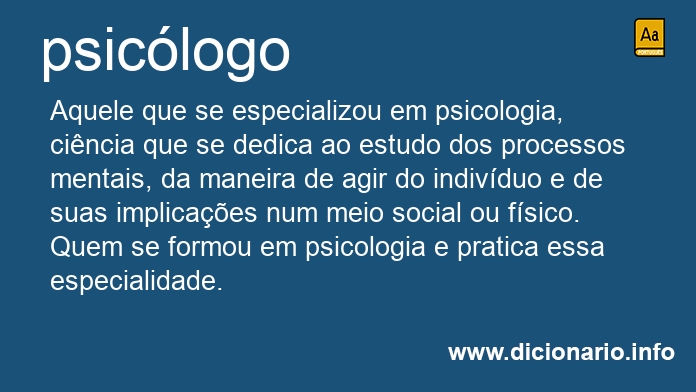 Significado de psicloga