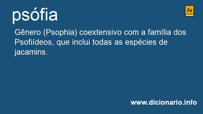 Significado de psfia