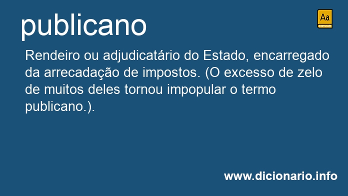 Significado de publicanos