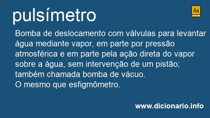 Significado de pulsmetro