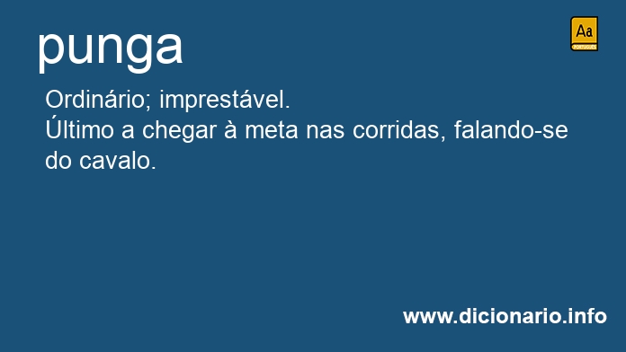 Significado de punga