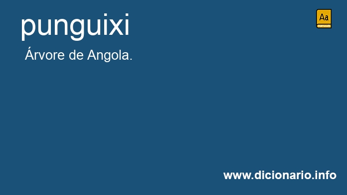 Significado de punguixi
