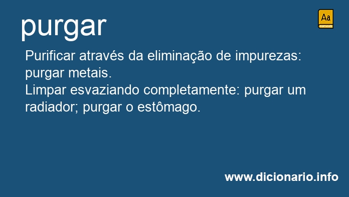 Significado de purgais