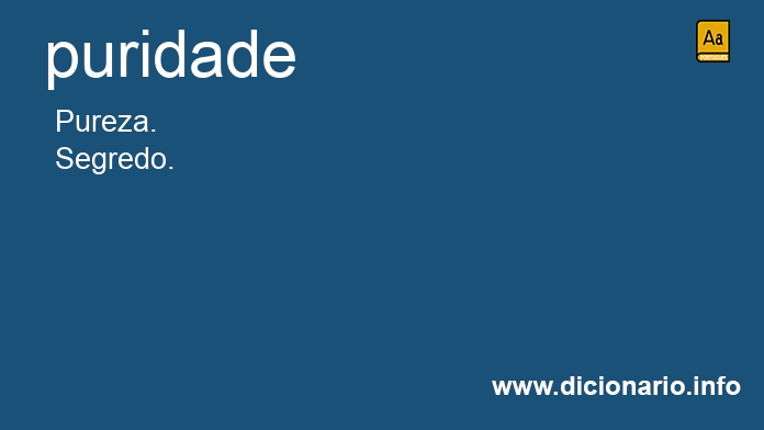 Significado de puridade