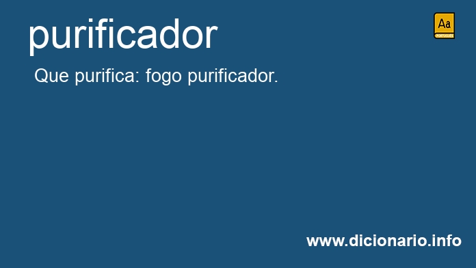 Significado de purificadores