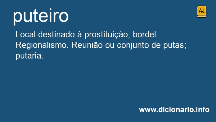 Significado de puteiros