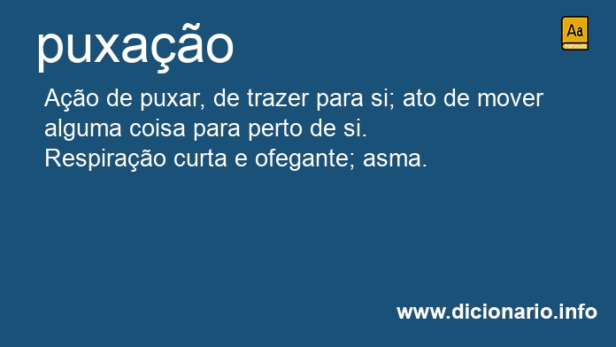 Significado de puxao
